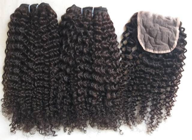 Natural Afro Kinky Curly Human Hair