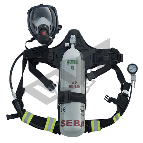 Compressed Air Breathing Apparatus (Scba) - Epdm/silicone Full Face Mask, 30-60 Min Duration | Threaded Demand Valve, Ce Marked, Speech Diaphragm