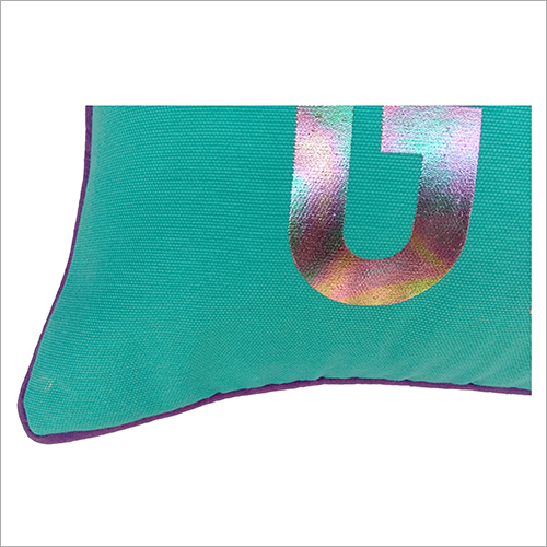 Blue Printed Pillow