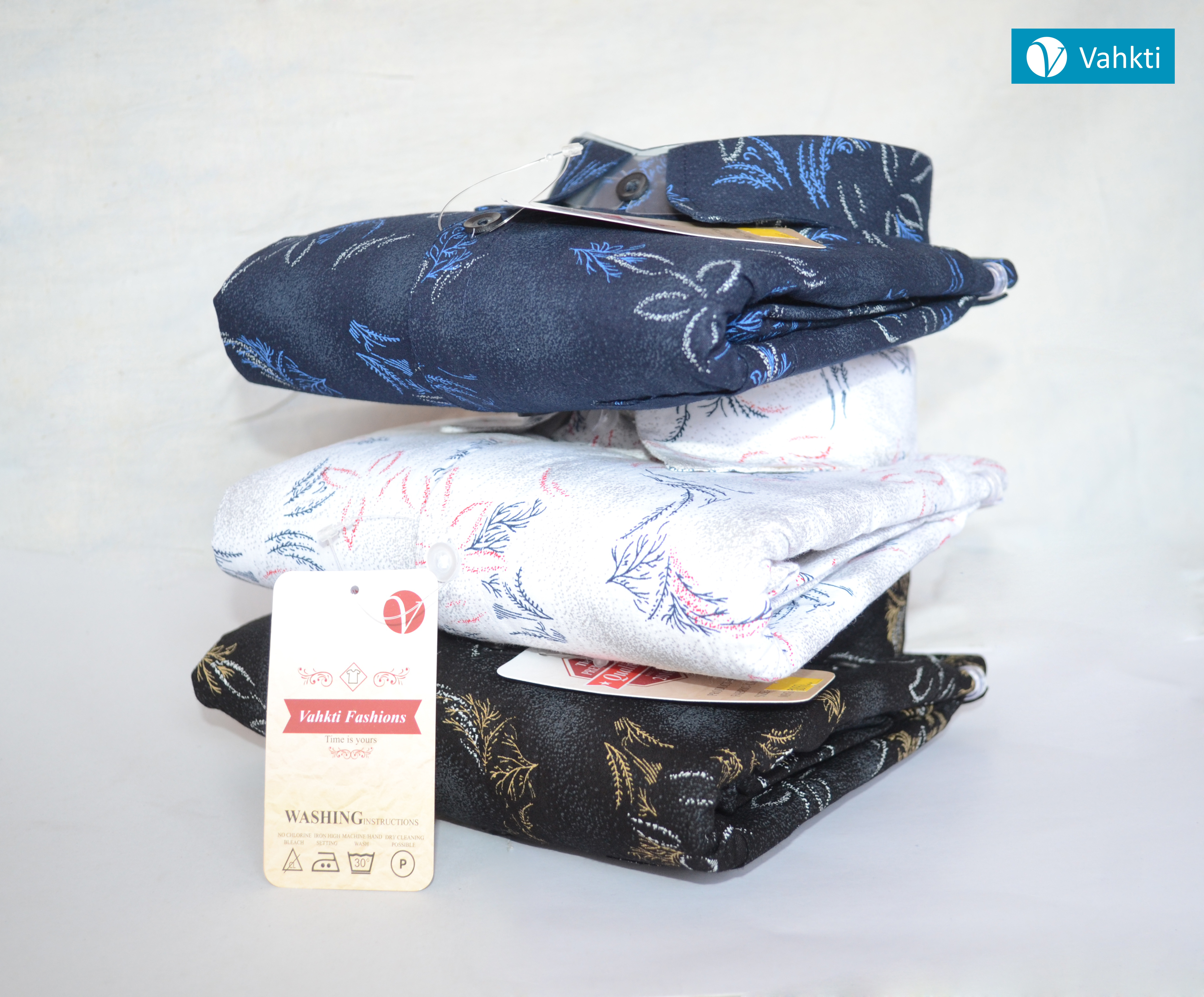 Printed Shirt - Cotton, Available In Various Sizes | Trendy Design With Long Sleeves And Classic Collar