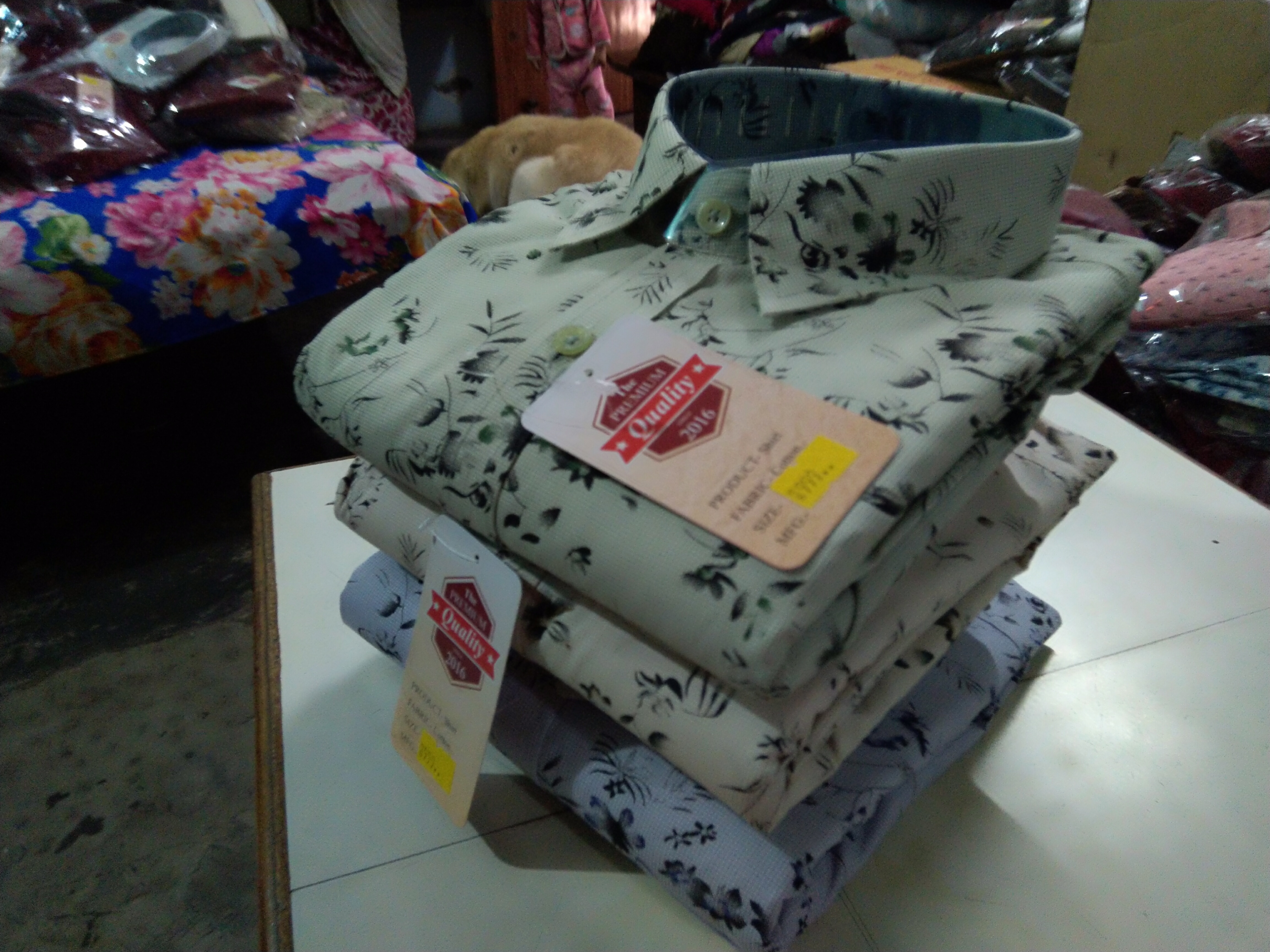 Printed Shirt - Cotton, Available In Various Sizes | Trendy Design With Long Sleeves And Classic Collar