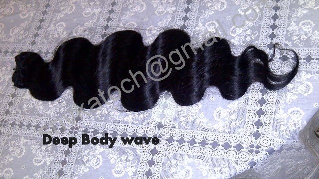 Natural Color Deep Wavy Human Hair