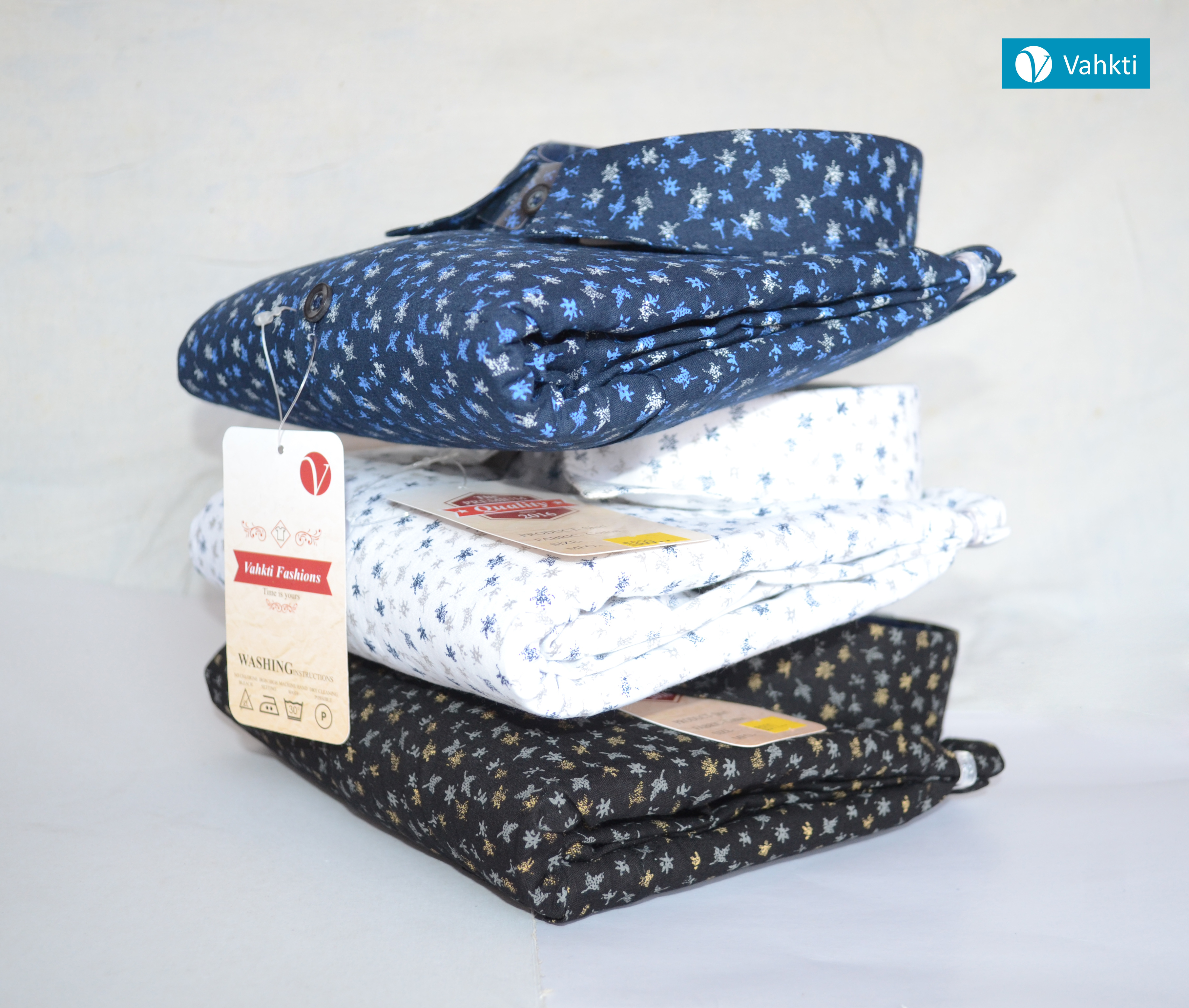 Printed Shirt - Cotton, Available In Various Sizes | Trendy Design With Long Sleeves And Classic Collar