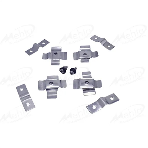 Furniture Fitting Basket Clip - Metal, Drum Polish Finish | Durable and Stylish Design for Secure Attachment