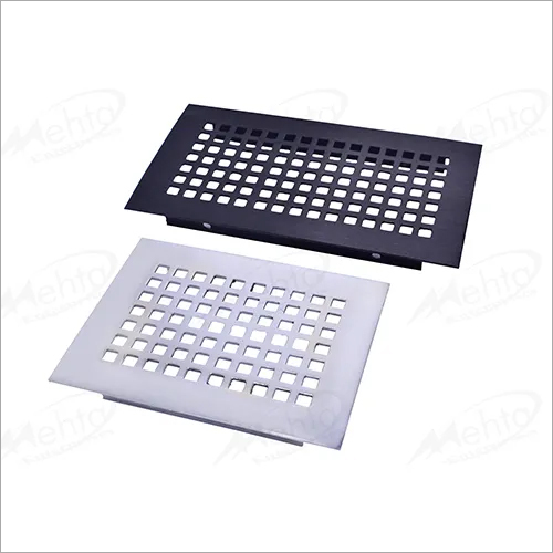 Jali No.6 - 3x4, 3x6, 3x8, 3x10, 3x12 Inches | Matte Aluminum Metal Finish in Silver and Brown