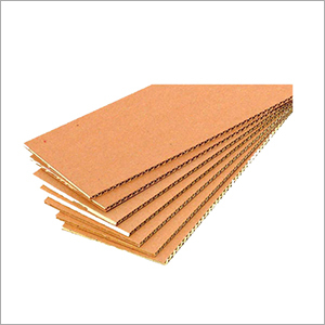 Corrugated Paper Sheet - 80gsm-300gsm, Brown | High Strength, Moisture Resistance, Eco-friendly, Shock Absorbent Design, Thermal Insulation