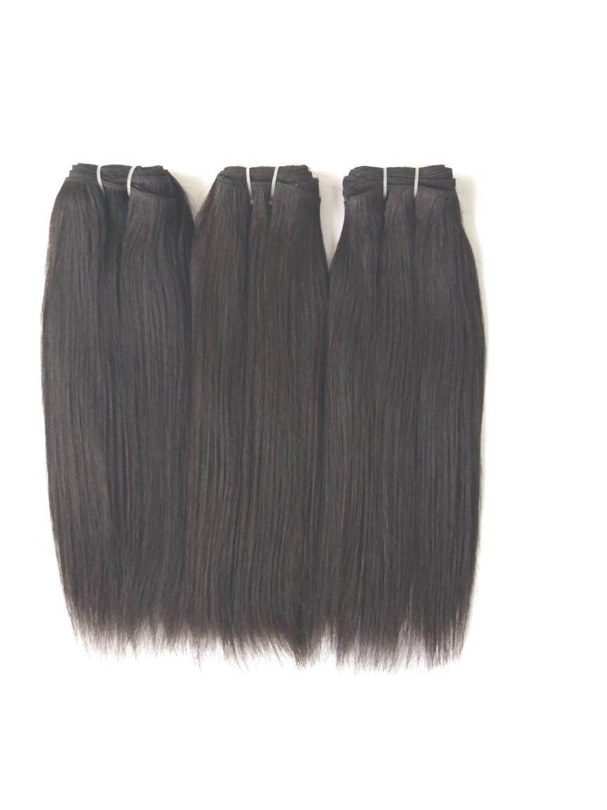 Cuticle Aligned 100% Virgin Straight Unprocessed Hair Application: Profesional