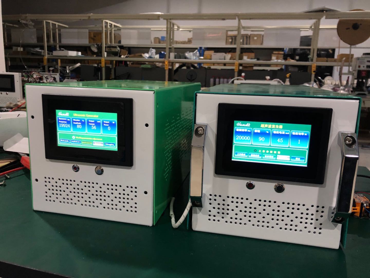 Sandi Sd-ug2500 Automatic Frequency Tracking 20k Ultrasonic Welding Generator And Transducer With Steel Horn Dimension(l*w*h): 380*205*202 Millimeter (Mm)