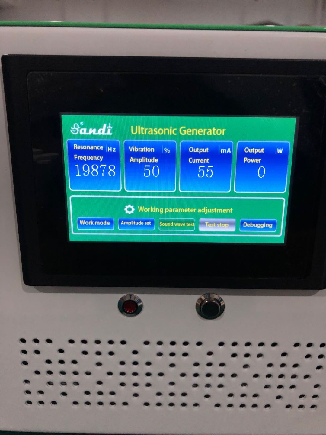 White And Green High Instantaneous Power Mask Spot Welding Ultrasonic Generator 2000w 2500w 3000w