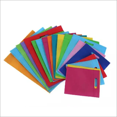 D Cut Non Woven Bag - Lightweight, Large Storage Capacity | Ideal for Travel, Shopping, Gifting