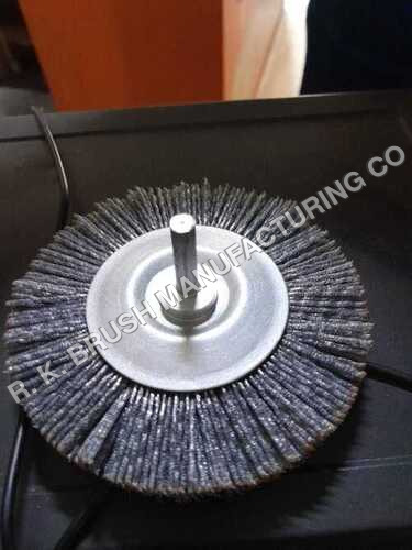 Circular Spindle Nylon Brush - Color: Grey