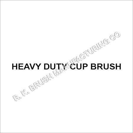 Heavy Duty Cup Brush - Size: Standard