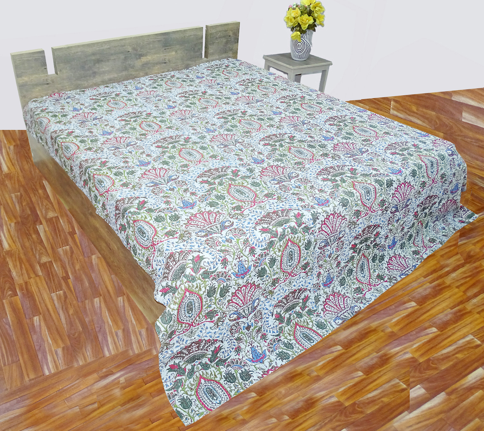 Hand Block Printed Quilts - Color: Assorted