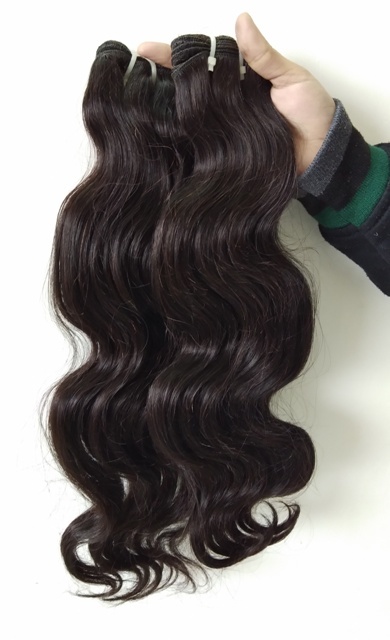 Natural Color Virgin Body Wave Hair - 100% Human Indian Hair, 8-40 Inch Lengths | Tangle-free, Shedding-free, Easy Maintenance, Cuticle-aligned, Long Lasting