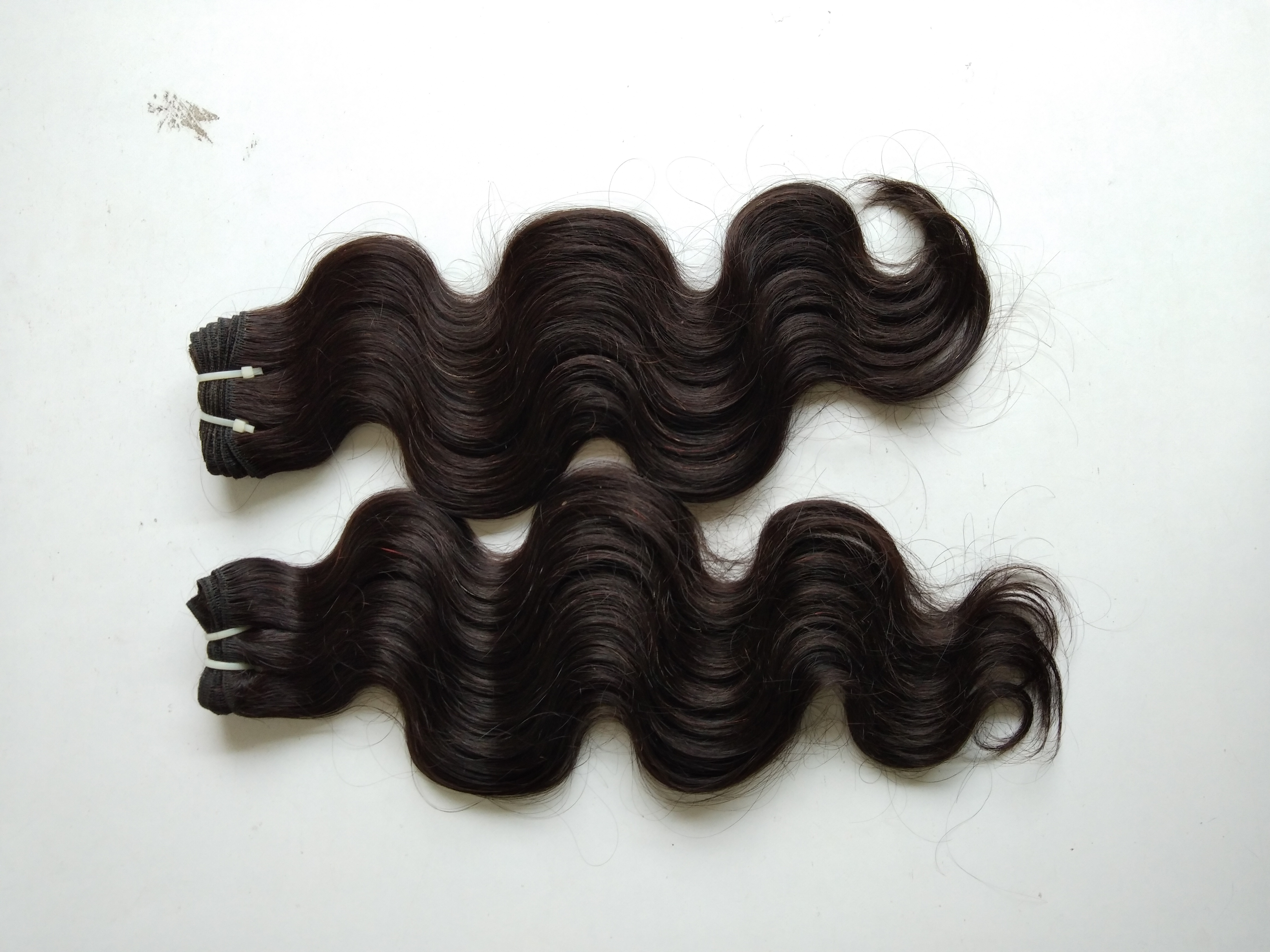 Natural Color Virgin Body Wave Hair - 100% Human Indian Hair, 8-40 Inch Lengths | Tangle-free, Shedding-free, Easy Maintenance, Cuticle-aligned, Long Lasting