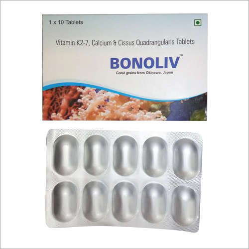 विटामिन K27 कोरल कैल्शियम और सीसस क्वाड्रैंगुलरिस टैबलेट