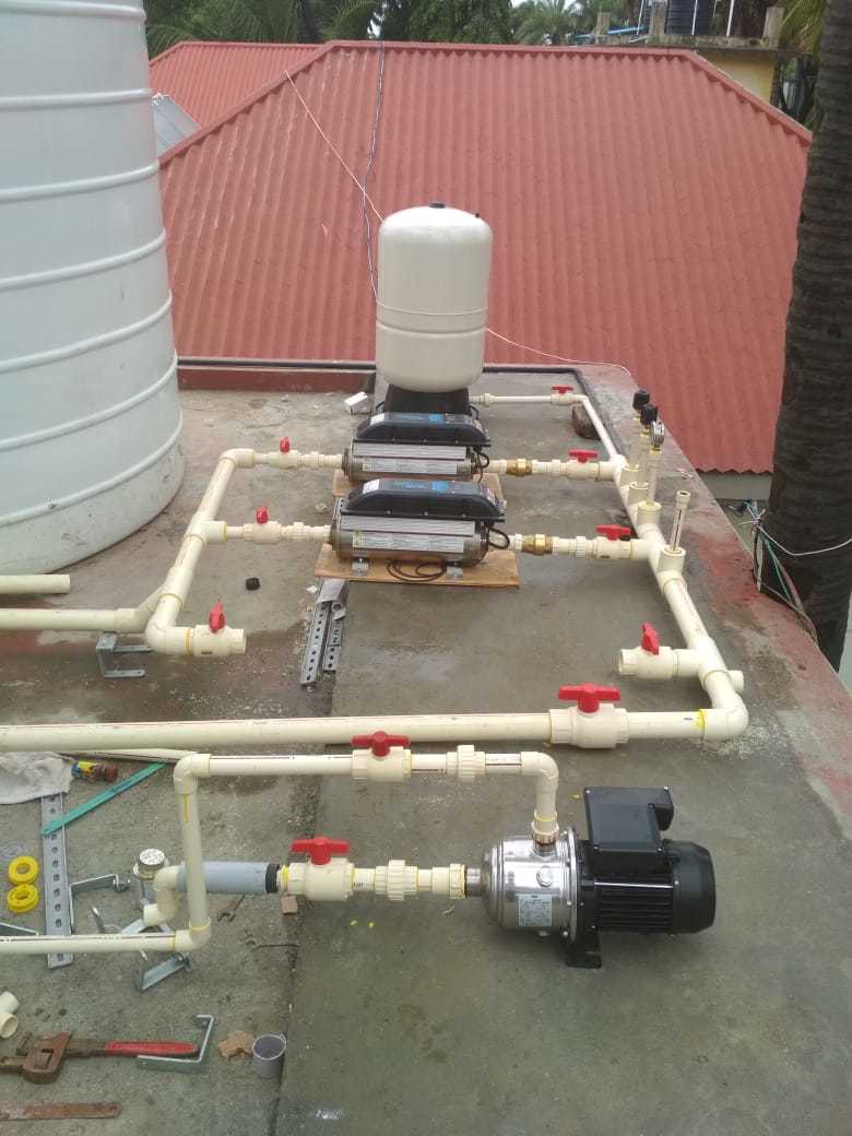 Inline Pressure Booster System With Vfd (Franklin Electric) - Material: Ss 304
