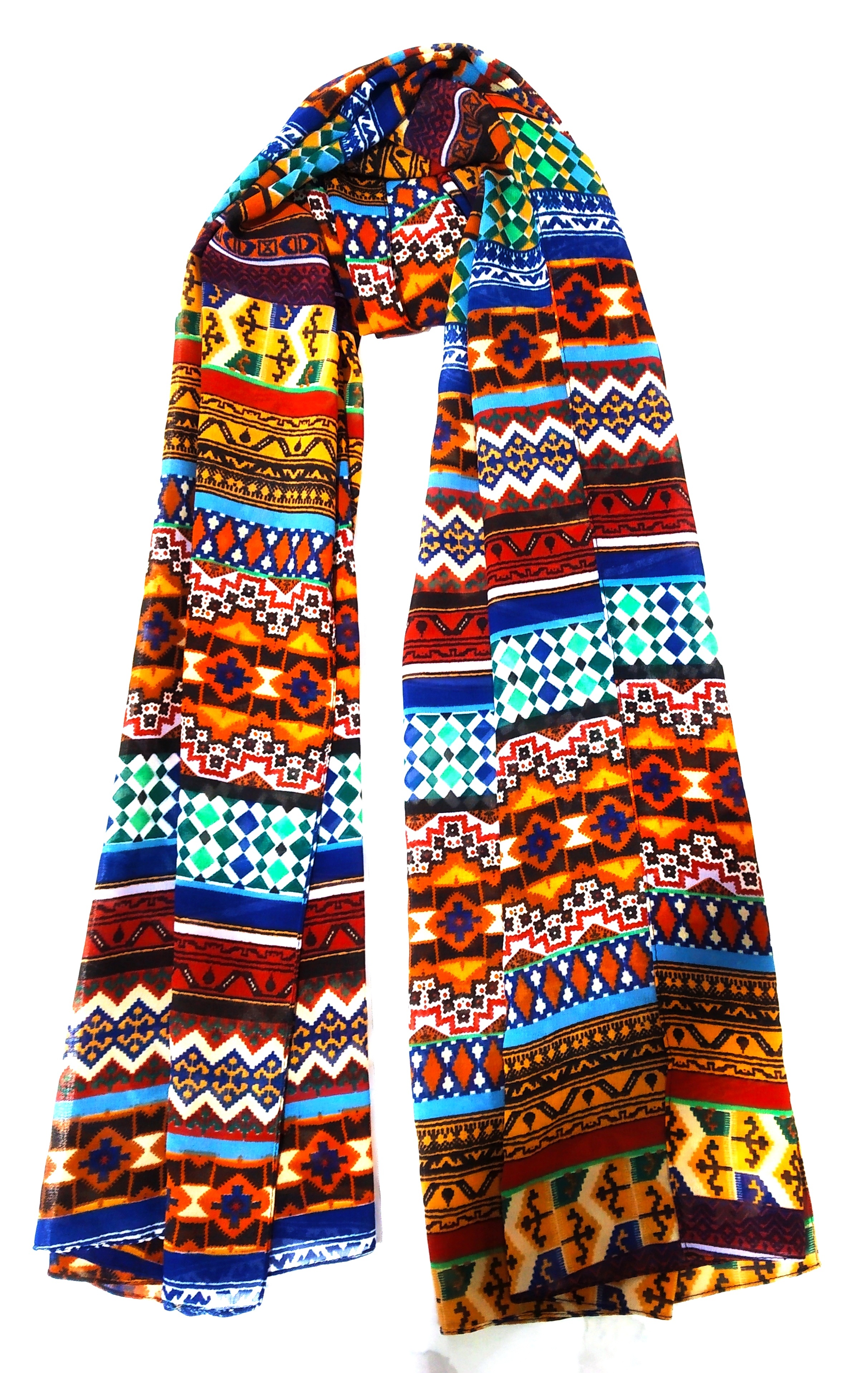 Polyester Printed Stole - 100% Polyester, 53 X 180 Cm , Customizable Floral Print Design For Women