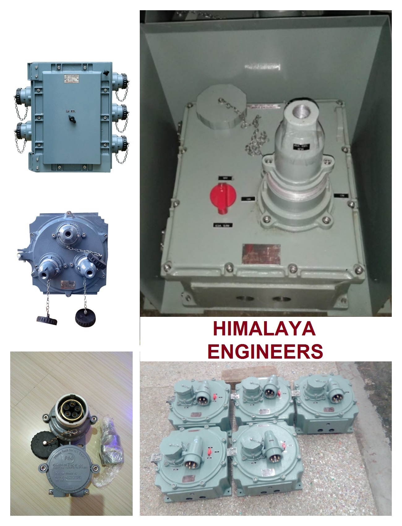 Flameproof Switch Socket - Cover Material: Metal Base