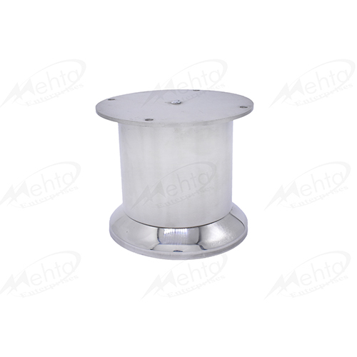 Furniture Fitting (Sofa Leg No 4) - Polished Stainless Steel, Size Options: 3", 4", 6" | Sleek Design for Stylish Furniture Support
