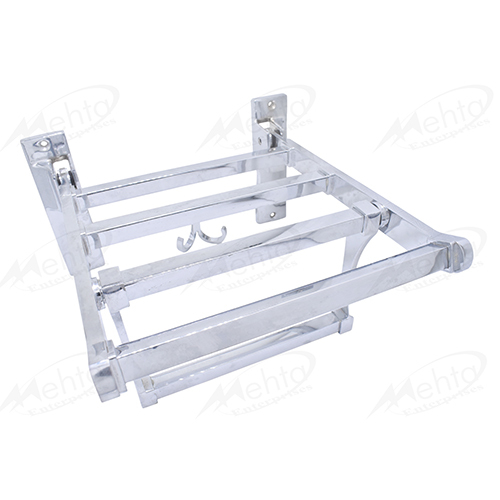 Towel Shelf - Metal, 18 & 24 Inches | CP Finish, Aluminum & Stainless Steel