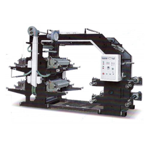 Flexo Printing Machine - 1000mm Printing Width, 150m/min Speed | 4 Printing Units, Solvent-based Ink System, 10kW Power, 5000kg Weight