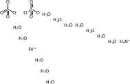 अमोनियम आयरन (Iii) सल्फेट डोडेकेहाइड्रेट