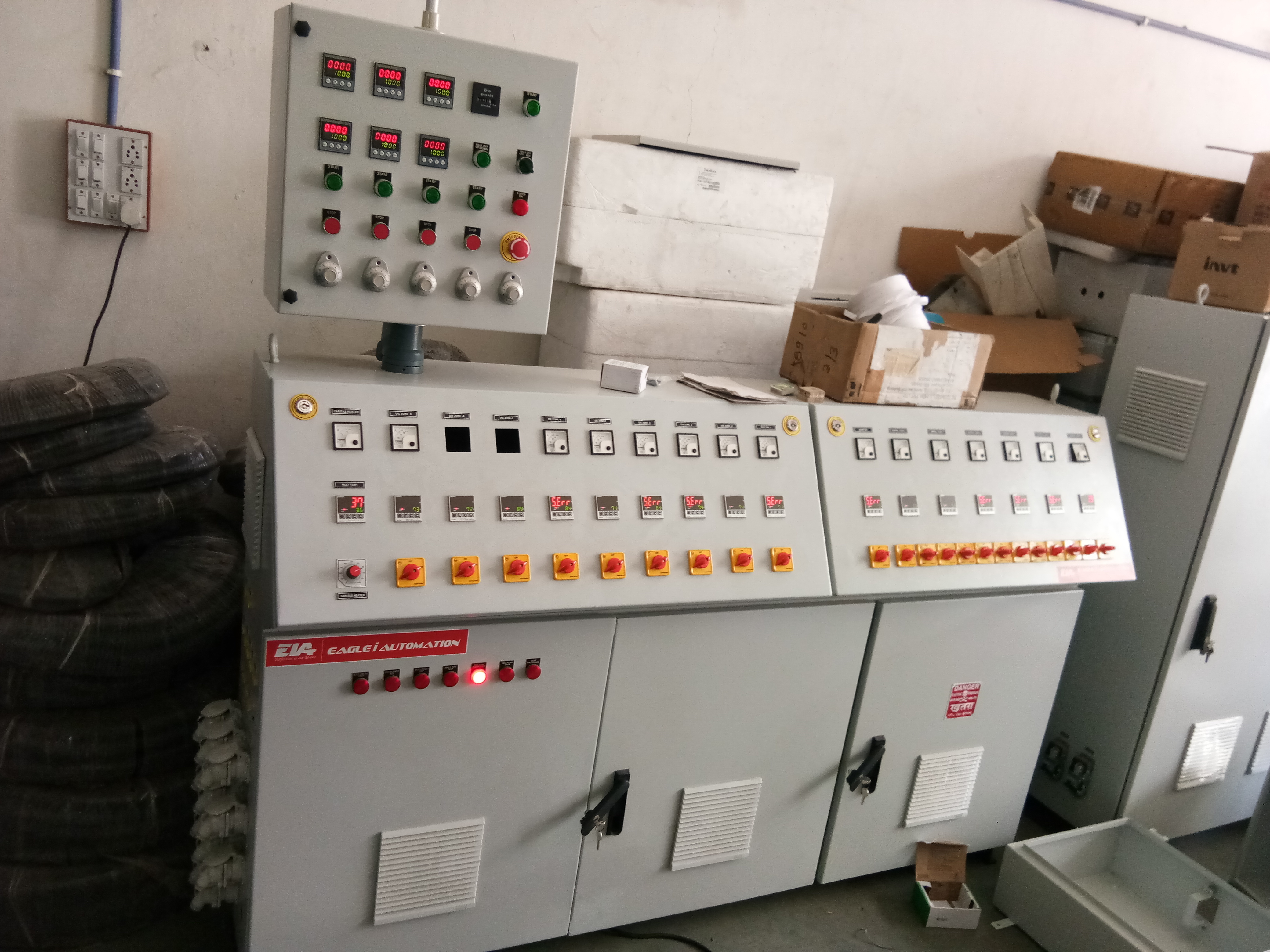 Synthetic String Plant Machine - Mild Steel, 65 Mm Screw Diameter, 40 To 100 Kg/hr Capacity | Plc Control, Automatic Operation, User-friendly Design, 1 Year Warranty