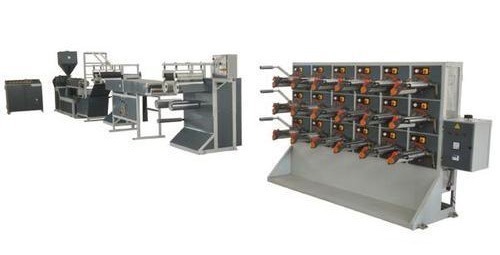 Synthetic String Plant Machine - Mild Steel, 65 Mm Screw Diameter, 40 To 100 Kg/hr Capacity | Plc Control, Automatic Operation, User-friendly Design, 1 Year Warranty