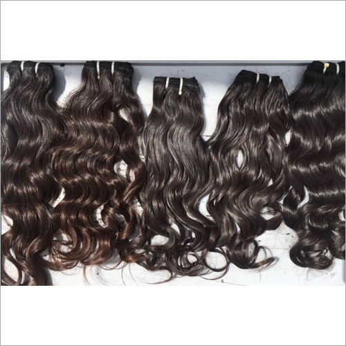 Black-Brown Black Wavy Hair