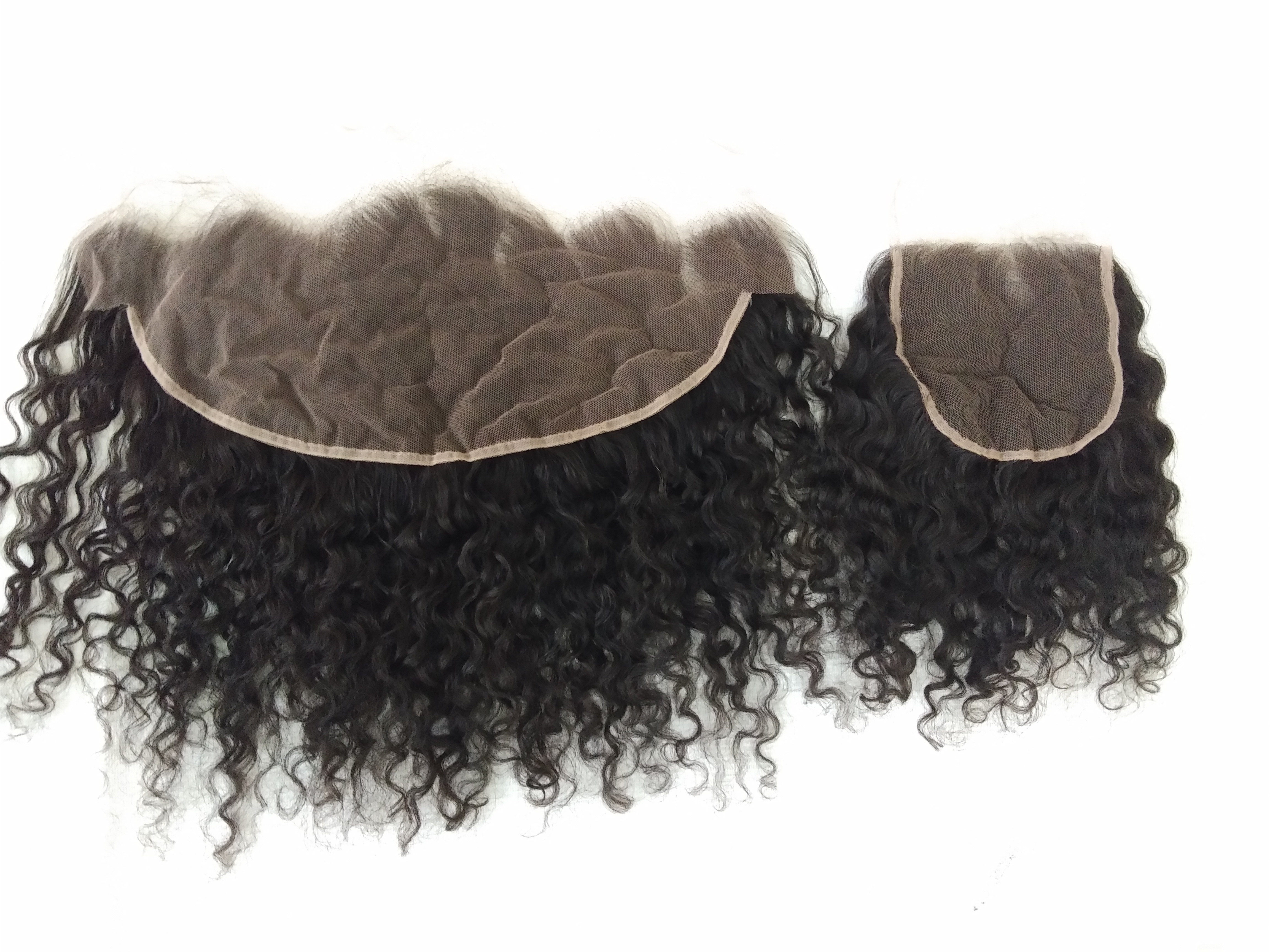 Raw Curly Hd Lace Frontal Swiss Transparent 13x4 Hair Grade: Remy Hair