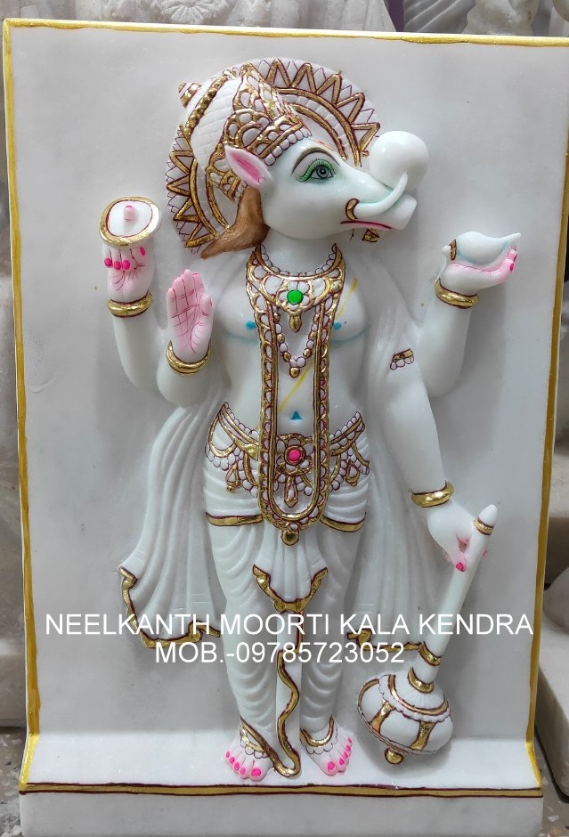 Marble Varaha Avatar - Height: 24 Inches Inch (In)