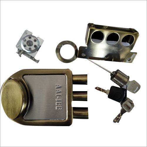 Silver Smart Key Main Door Lock