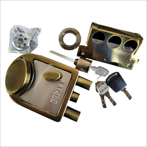 Silver Smart Key Main Door Lock