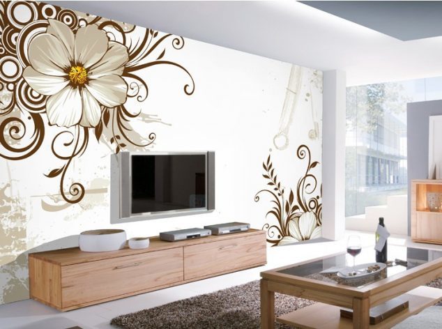3d Wallpaper Plastic Cladding / Vinyl Cladding