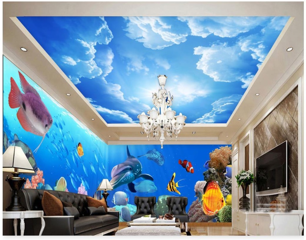 3d Wallpaper Plastic Cladding / Vinyl Cladding