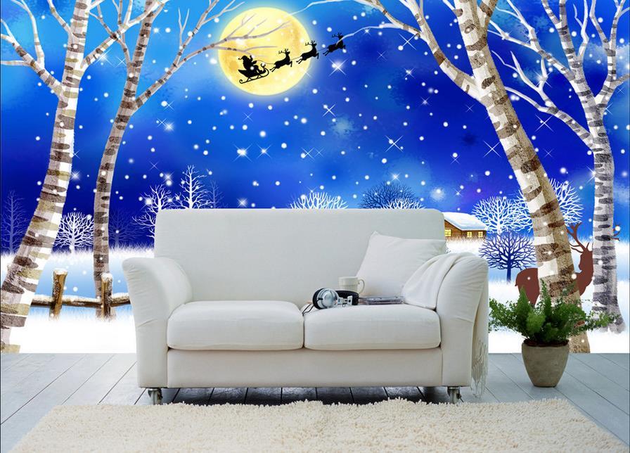 3d Wallpaper Plastic Cladding / Vinyl Cladding