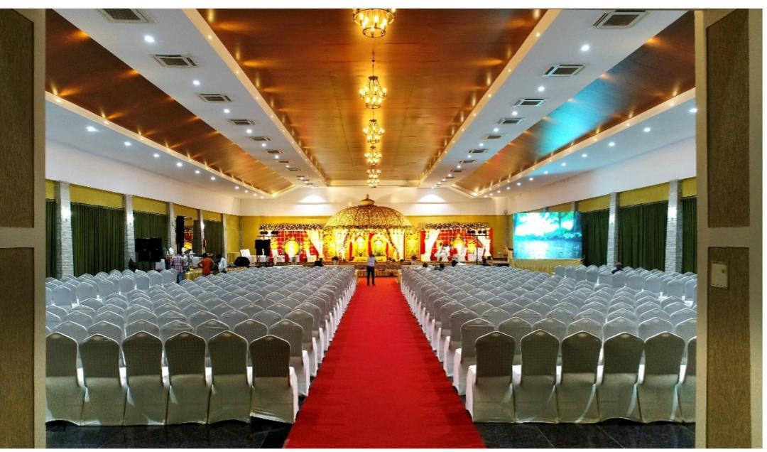 Golden Marble Sheet Application: Banquet Hall