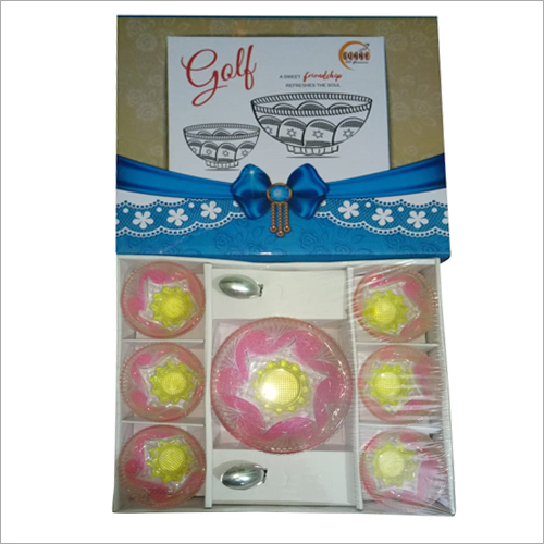 चम्मच सेट के साथ हल्के वजन का कटोरा