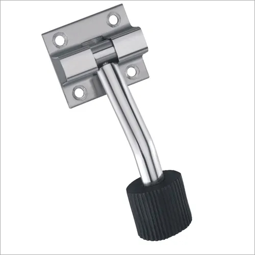 Door Stopper Oval - Stainless Steel, Various Sizes Available, Glossy Silver Finish | Anti-Corrosion, Screw-In Installation, Elegant Design