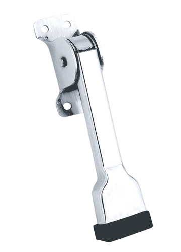 Door Stopper Bullet - Stainless Steel, 5 Inches , Polished Silver Color with Anti-Corrosion Powder Coating, Screw-In Installation for Door Protection