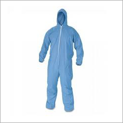 Disposable Coverall Suit - Elastic Hood, Cuffs & Ankles | Fluid Repellent, Dust Proof, Sky Blue, Convenient Protection from Germs