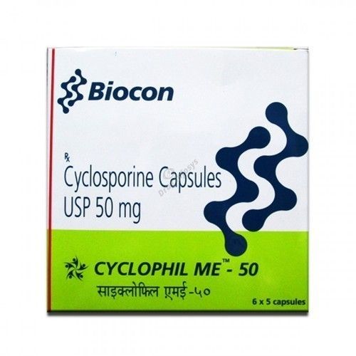 Cyclophil Me 50 Ingredients: Cyclosporine