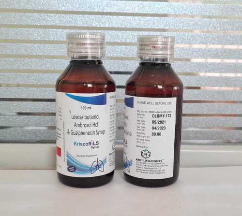 Levosalbutamol Ambroxol Hcl Guaiphensin Syrup General Medicines