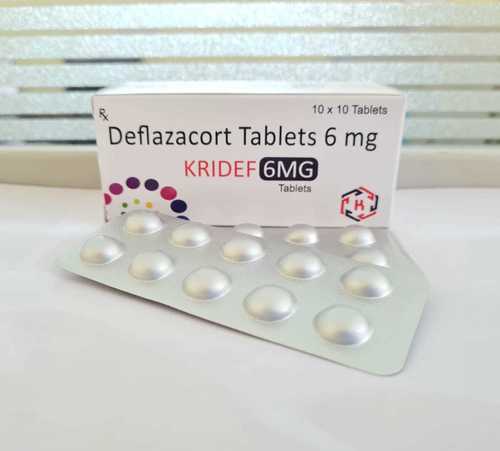 Deflazacort Tablets - 6 mg, Suitable For All, Store In Cool And Dry Place, Follow Doctor''s Dosage Recommendations