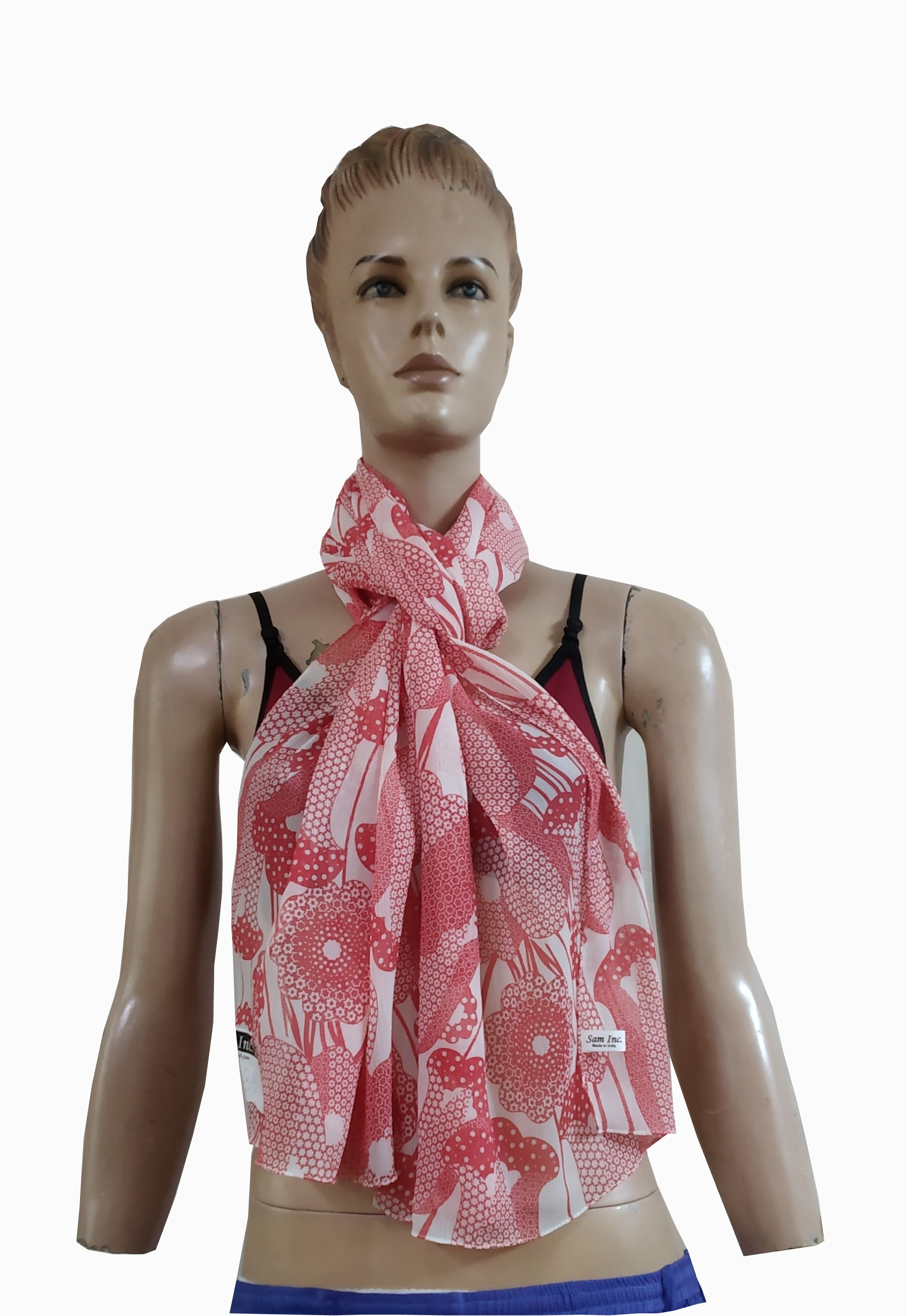 Printed Scarves - Color: Multicolor