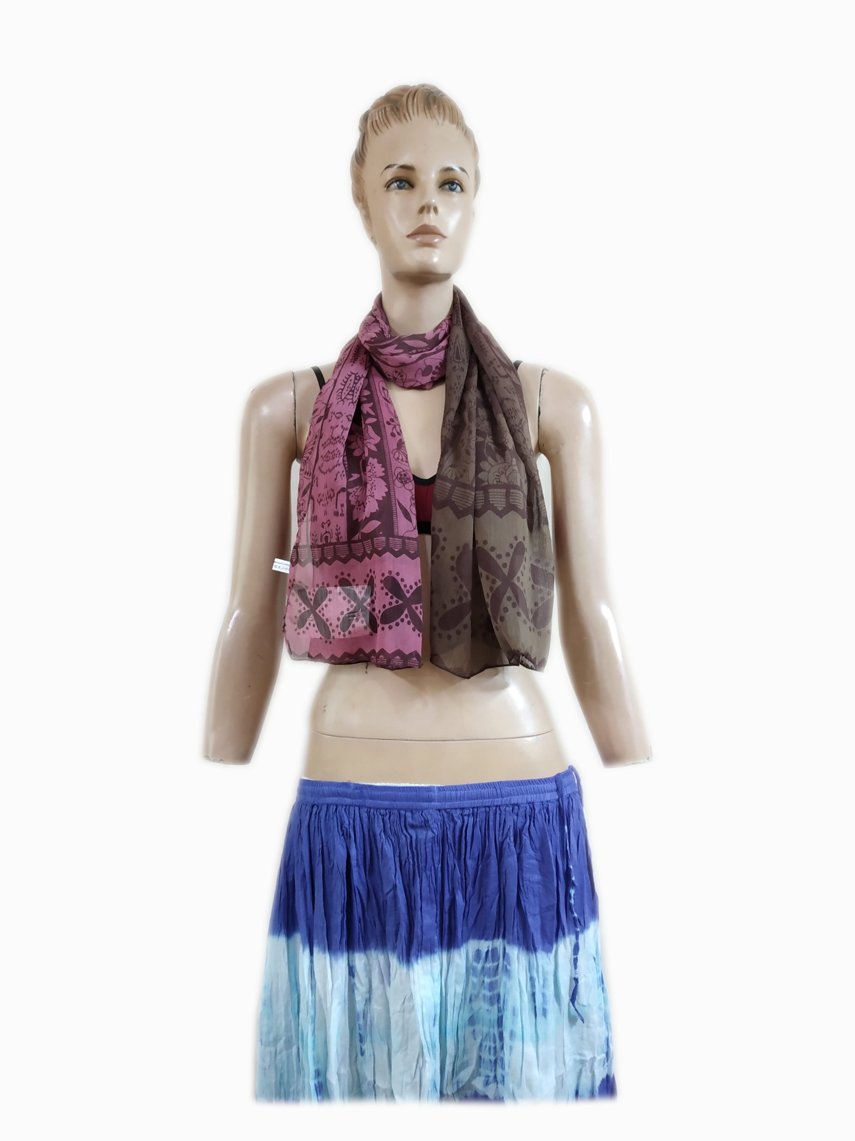 Printed Scarves - Color: Multicolor