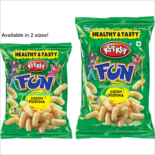 KutKut-Fun Green Pudina Flavor Snacks