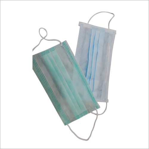 3 Ply Face Mask - Non Woven Material, Standard Size, Unisex | Application: Hospitals, Clinic, Lab, Tear Resistant, Easily Disposable
