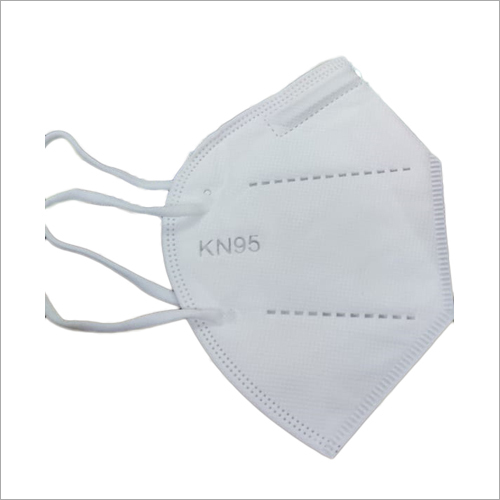 KN95 Respiratory Face Mask - Non Woven, Standard Size, White | Application: Hospitals, Clinics, Labs, Unisex, Function: Germ Protection